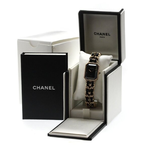 CHANEL Premier Edition Original H6951 black Dial Quartz Ladies Watch_883873 - Picture 1 of 7